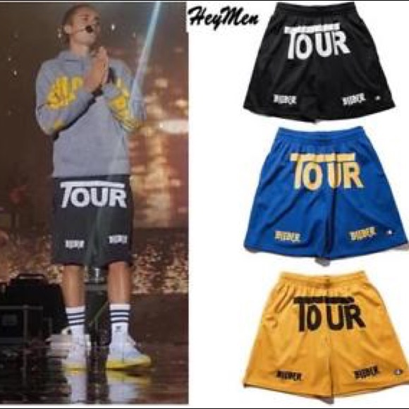 Justin Bieber Stadium Tour Shorts